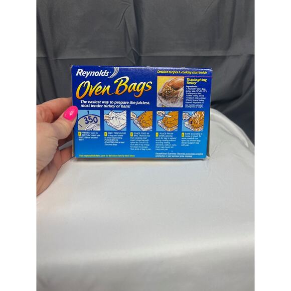 Vintage 2006 Reynolds Kitchens Oven Bags - Turkey Size 2 Ct Box NIP! - Picture 4 of 4
